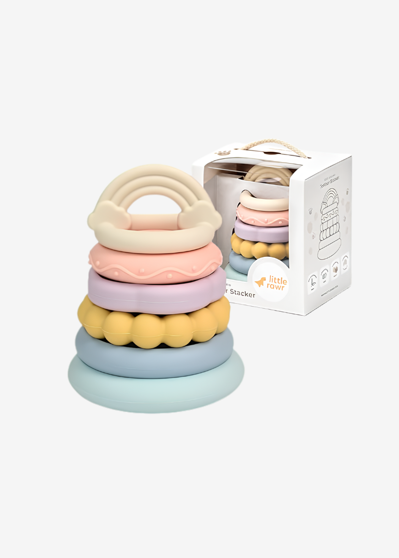 LITTLE RAWR 2-IN-1 Baby Stacking Rings