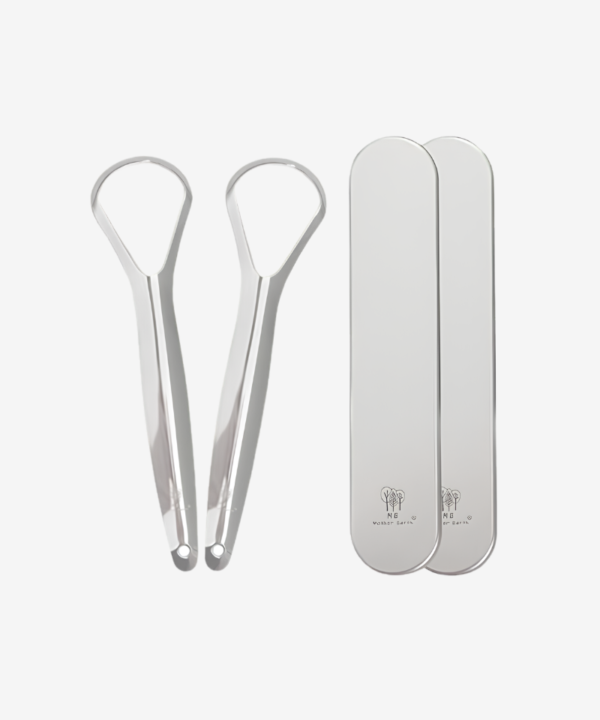 Steel Tongue Scraper for Adults