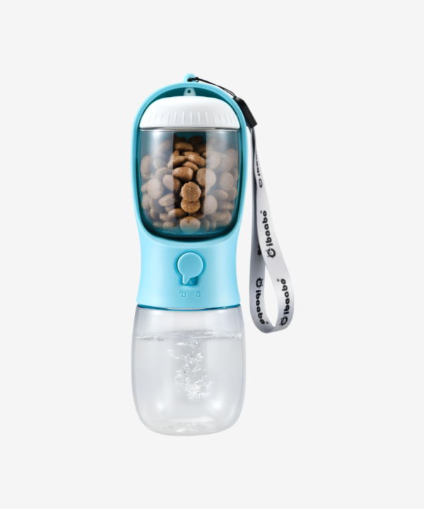 Cibaabo Dog Water Bottle with Food Container
