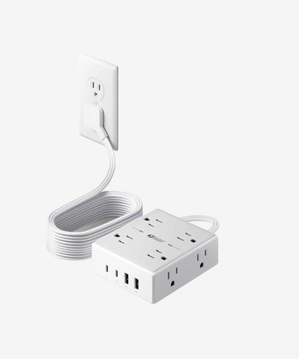 10Ft Extension Cord with Multiple Outlets
