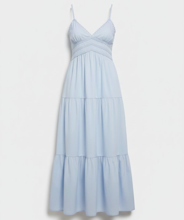 Spring Midi Poplin Dress