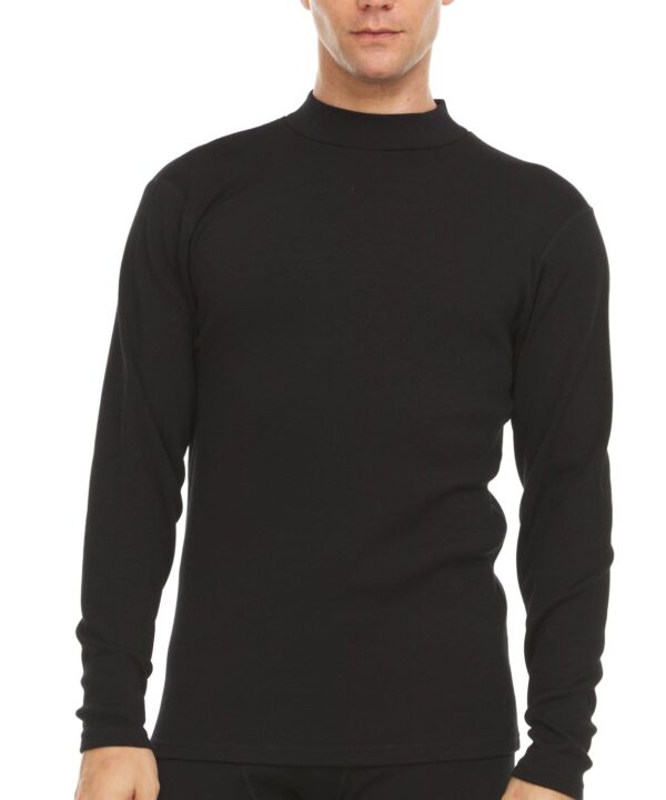 Men's Heavyweight Mock Neck 100% Merino Wool